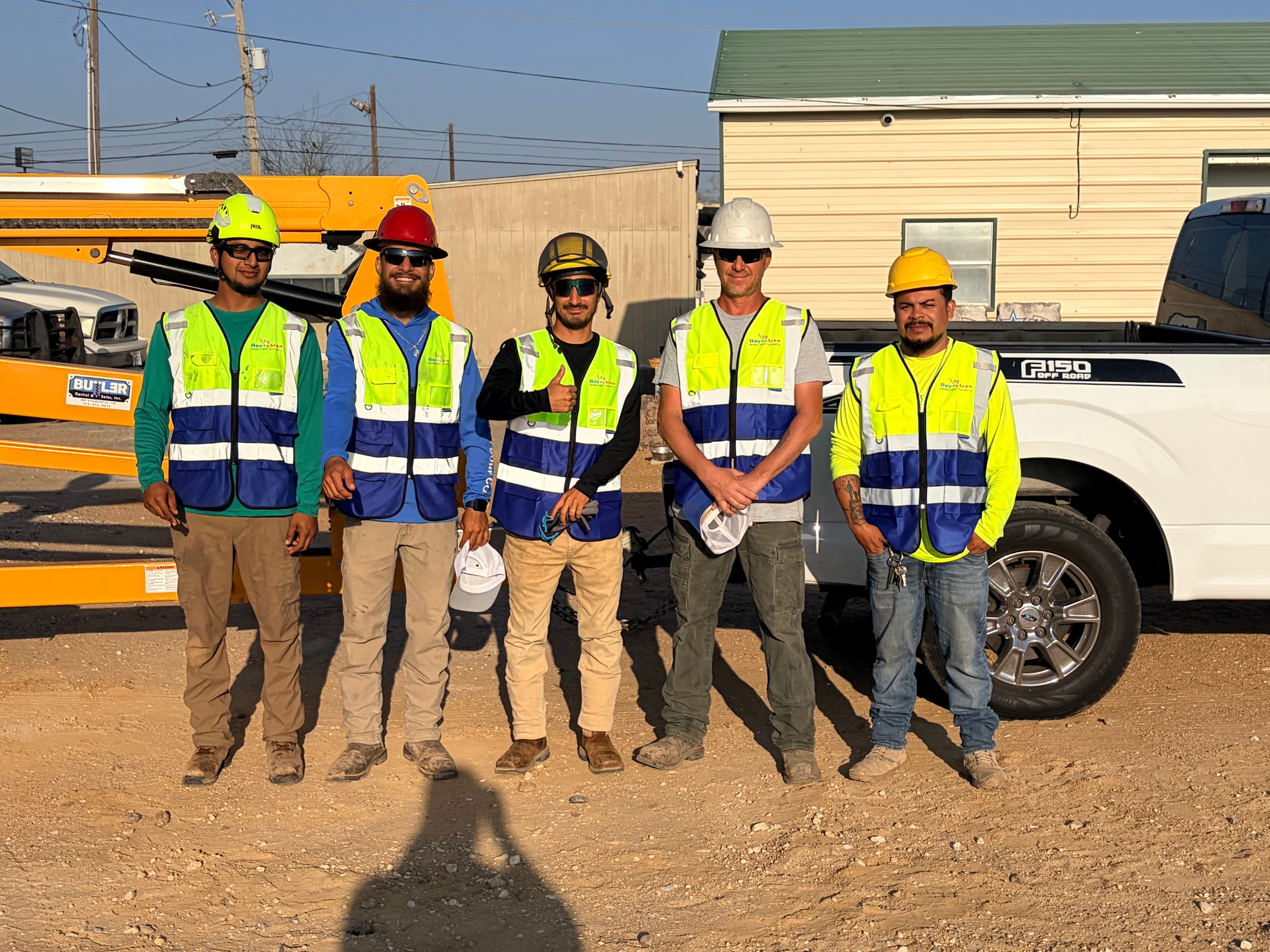 Our team at work